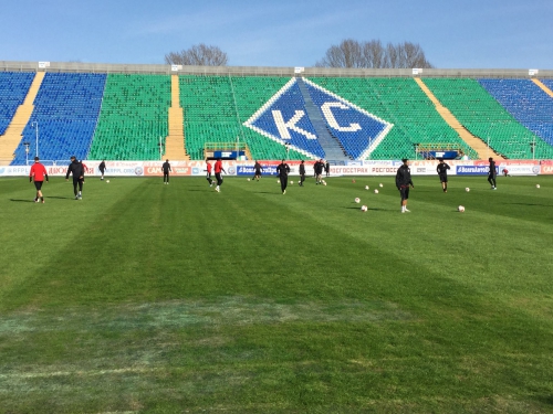 Тренировка в Самаре на стадионе "Металлург"
