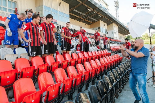 Бэкстейдж с командной фотосессии