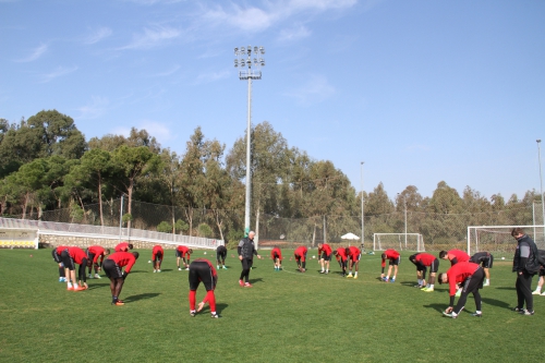 Белек, тренировка "Амкара" 8 февраля 2017 года