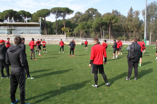 Белек, тренировка "Амкара" 8 февраля 2017 года