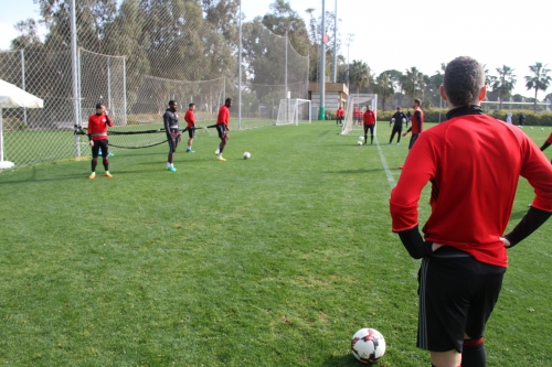 Белек, тренировка "Амкара" 8 февраля 2017 года