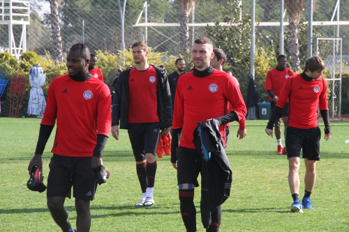 Белек, тренировка "Амкара" 8 февраля 2017 года