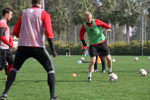 Белек, тренировка "Амкара" 8 февраля 2017 года