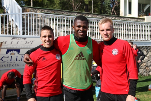 Белек, тренировка "Амкара" 8 февраля 2017 года