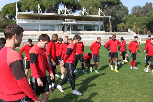 Белек, тренировка "Амкара" 8 февраля 2017 года