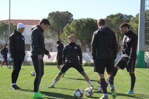 Белек. Тренировка "Амкара" 15 февраля 2017 года