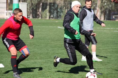 Белек. Тренировка "Амкара" 15 февраля 2017 года