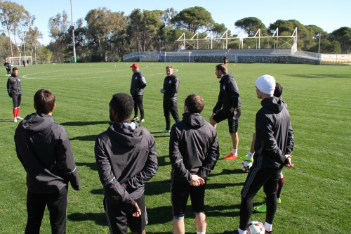 Белек. Тренировка "Амкара" 15 февраля 2017 года