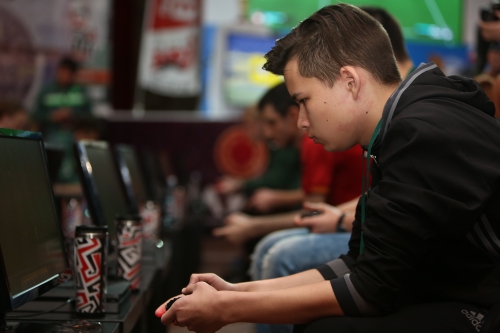 Илья Белослудцев на Кубке РФПЛ по киберфутболу