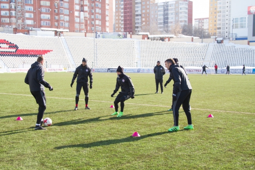 Тренировка "Амкара" в Перми 9 марта