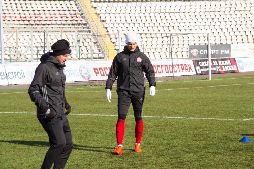 Тренировка "Амкара" в Перми 9 марта