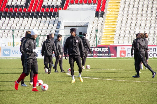 Тренировка "Амкара" в Перми 9 марта
