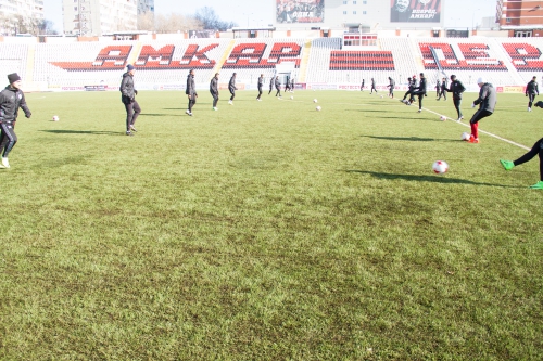 Тренировка "Амкара" в Перми 9 марта