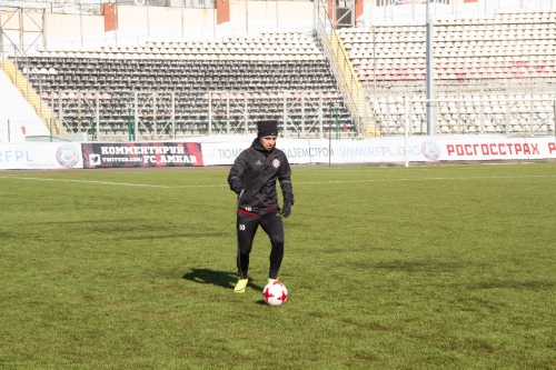 Тренировка "Амкара" в Перми 9 марта