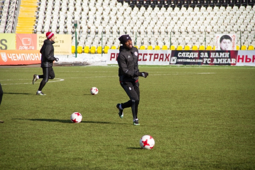 Тренировка "Амкара" в Перми 9 марта