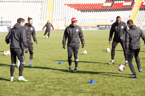 Тренировка "Амкара" в Перми 9 марта