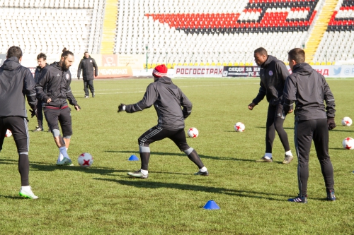 Тренировка "Амкара" в Перми 9 марта