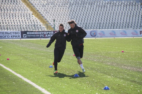 "Амкар" начал в Перми подготовку к матчу с "Томью"