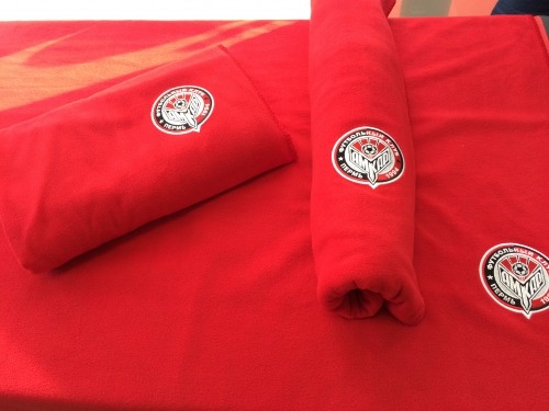 Новые флисовые пледы "Амкар"