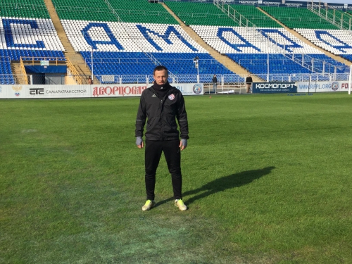 Тренировка в Самаре на стадионе "Металлург"