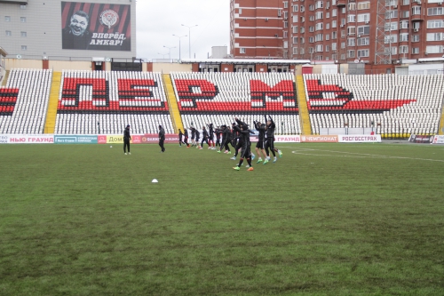 Амкар начала подготовку к выездному матчу с "Локомотивом"