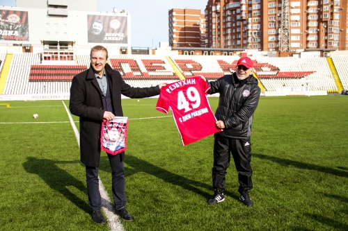 Команда поздравила с днем рождения Игоря Резвухина