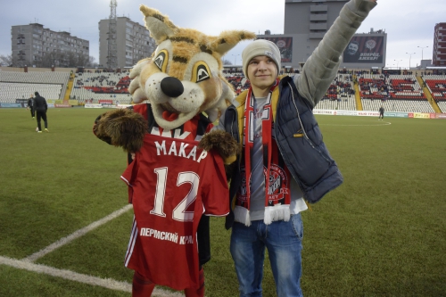 "Амкар" - "Краснодар". Антураж матча