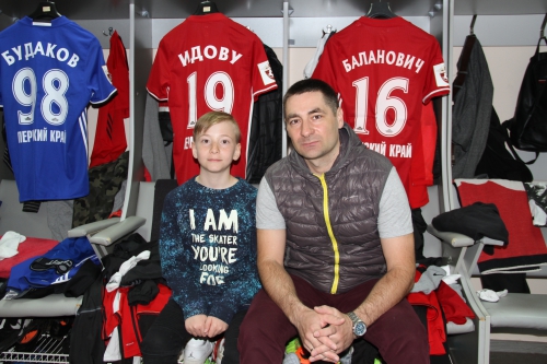 Экскурсия "Пропуск в раздевалку"