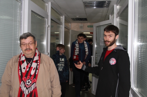 Экскурсия "Пропуск в раздевалку"