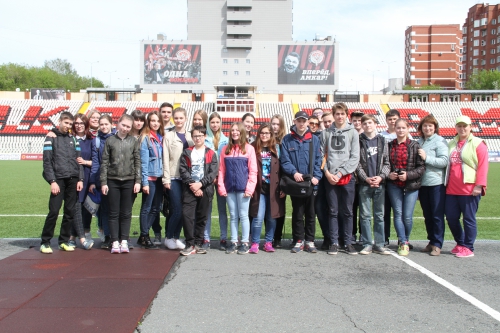 Экскурсия для детей на стадионе "Звезда"