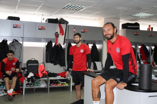 Денис в гостях у "Амкара"