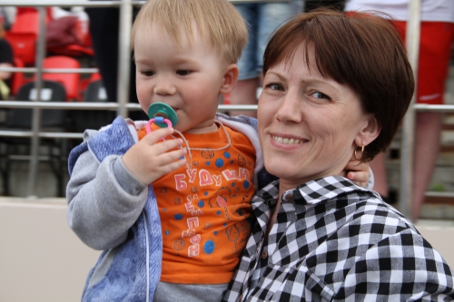 Матч футболистов "Амкара" и команды болельщиков