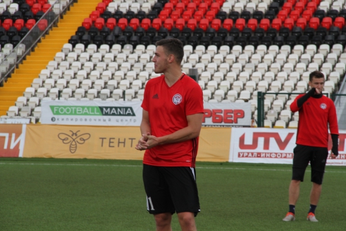 Матч футболистов "Амкара" и команды болельщиков