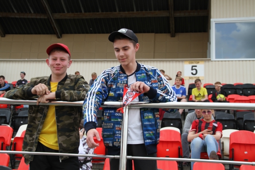 Матч футболистов "Амкара" и команды болельщиков