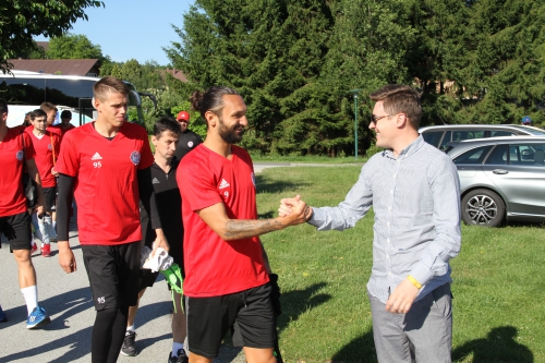 Первая тренировка в Австрии