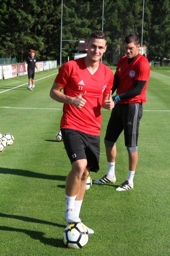 Первая тренировка в Австрии