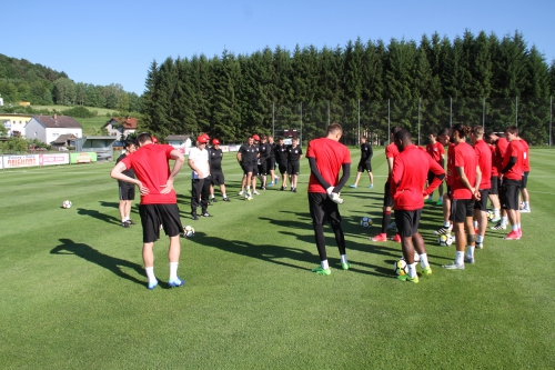 Первая тренировка в Австрии