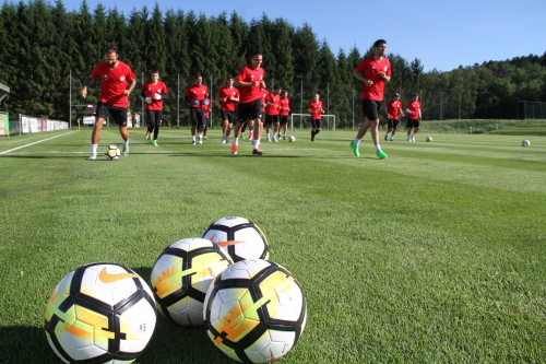 Первая тренировка в Австрии