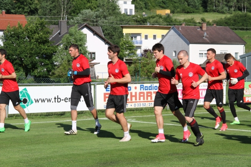 Первая тренировка в Австрии