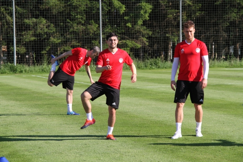 Первая тренировка в Австрии