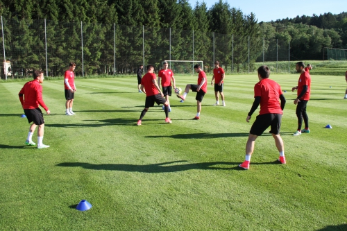 Первая тренировка в Австрии