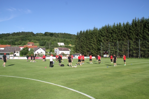 Первая тренировка в Австрии