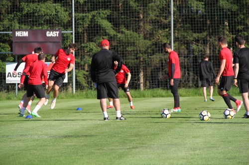 Первая тренировка в Австрии