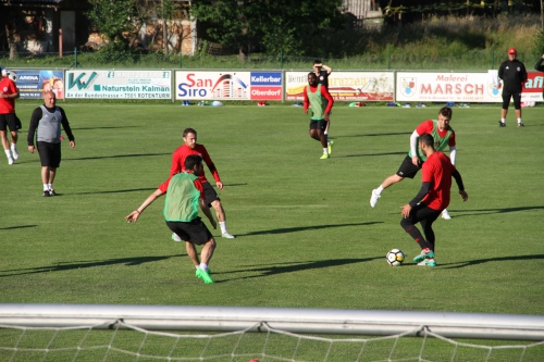 Первая тренировка в Австрии