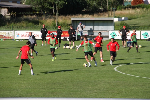 Первая тренировка в Австрии