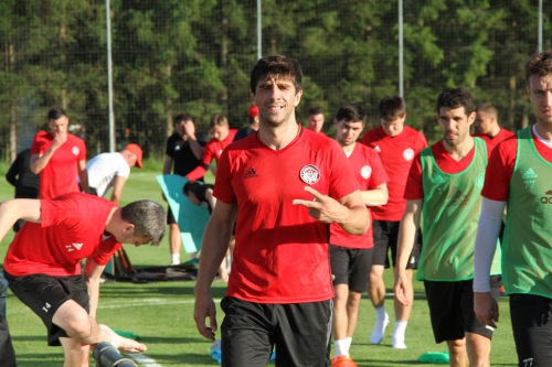 Первая тренировка в Австрии