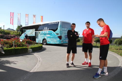 Первая тренировка в Австрии