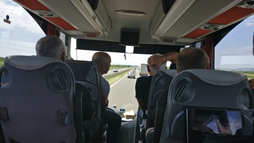 Прибытие на сбор в Словению