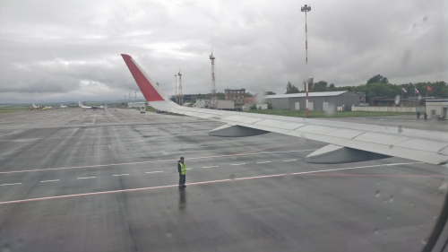 Прибытие на сбор в Словению