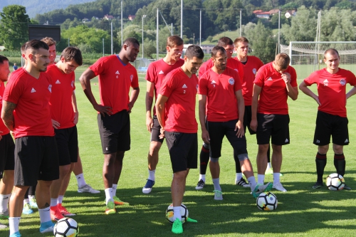 Первая тренировка в Словении 8.07.2017